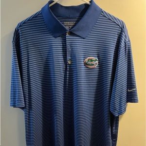 Nike golf tour performance Dri-Fit Florida Gator collared shirt. XL